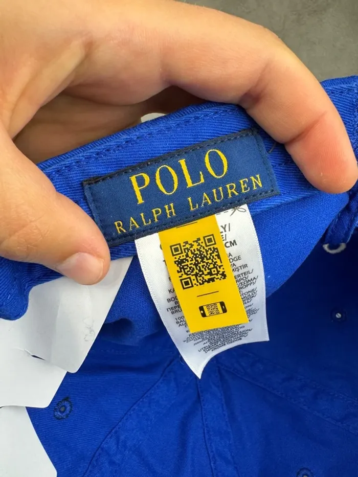 Casquette Ralph Lauren Bleu Marine Neuve - photo numéro 7