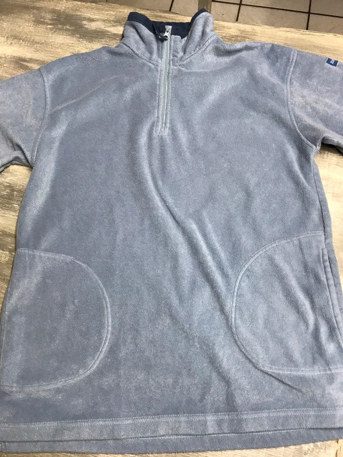Pull polaire bleu clair