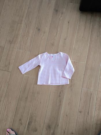 T-shirt manches longues petit bateau