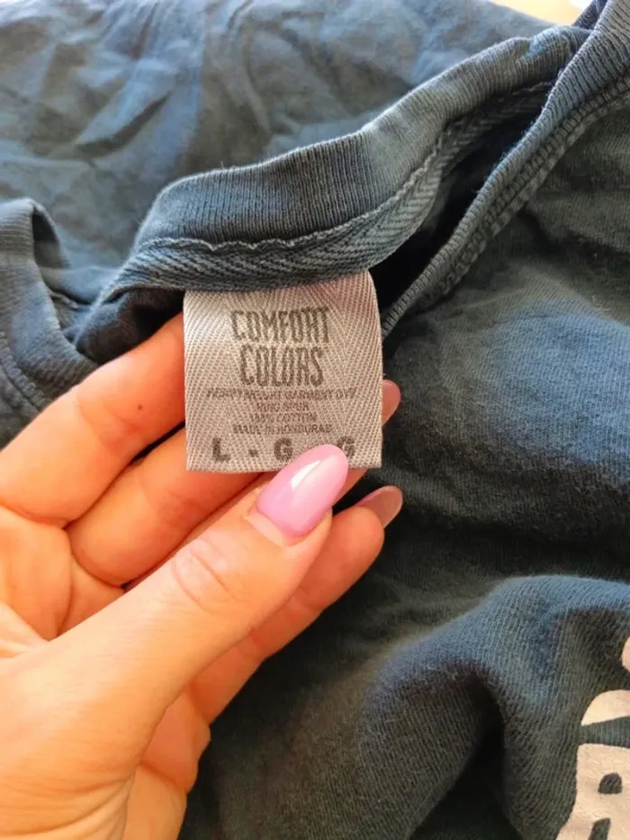C49 t-shirt noir comfort colors L - photo numéro 3