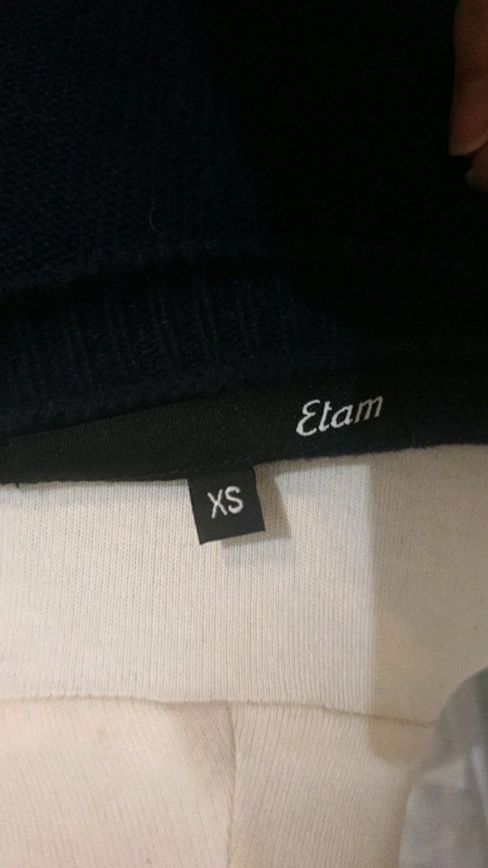 Pull bleu marine Etam - photo numéro 4
