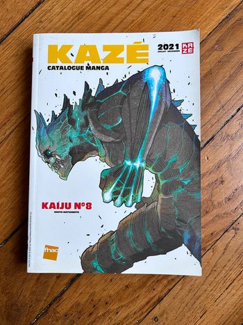 Livre manga Kazé Kaiju N•8 catalogue Manga 2021 juillet/décembre