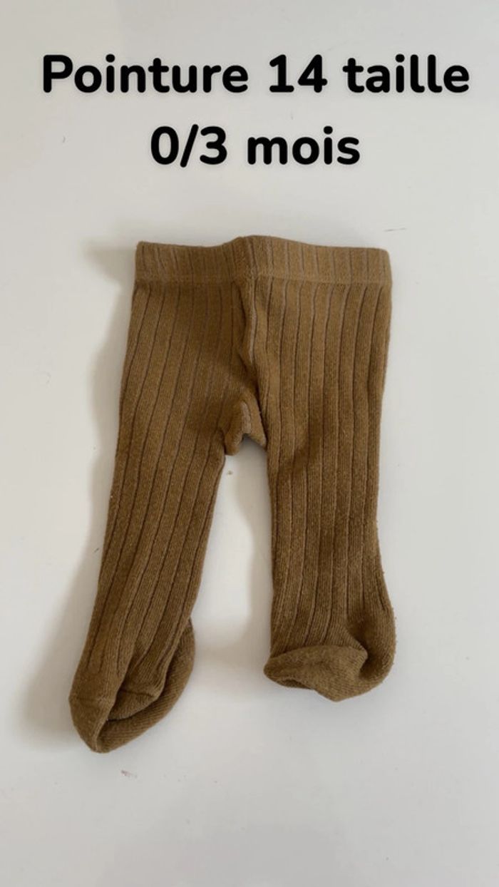Collants taille 14 0/3 mois