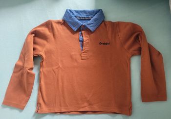 Polo manches longues- Éden & Victor 6 ans