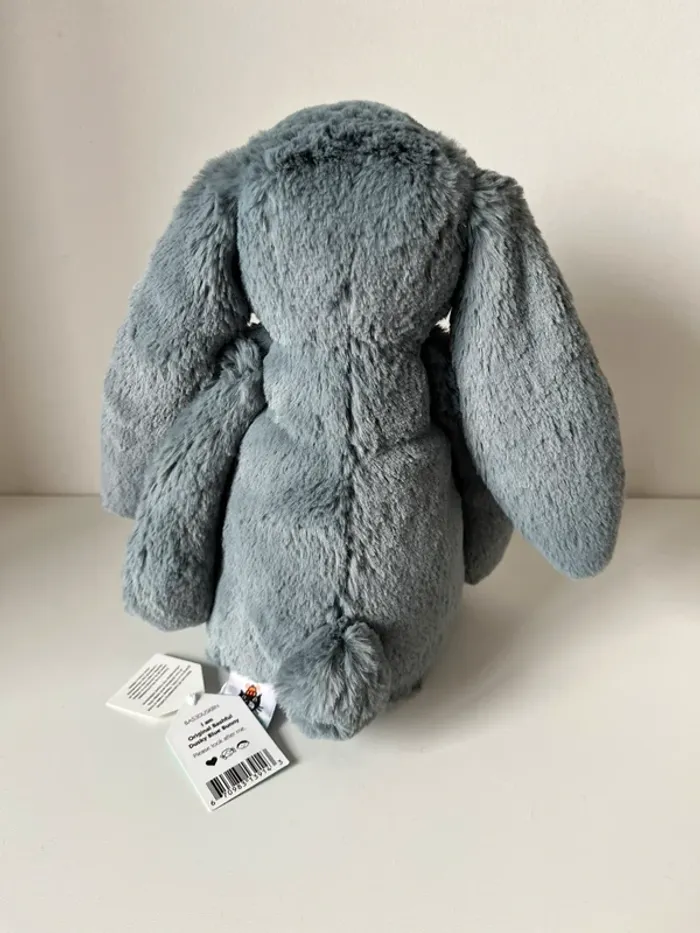 Medium bashful dusky blue bunny Jellycat - photo numéro 3