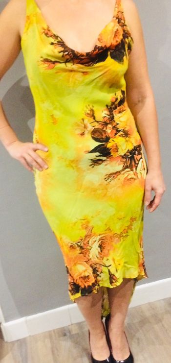 Robe cocktail fleurie