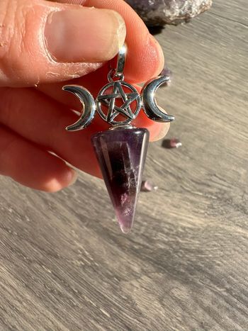 Pendentif en Améthyste véritable de Madascgar - Pierre naturelle