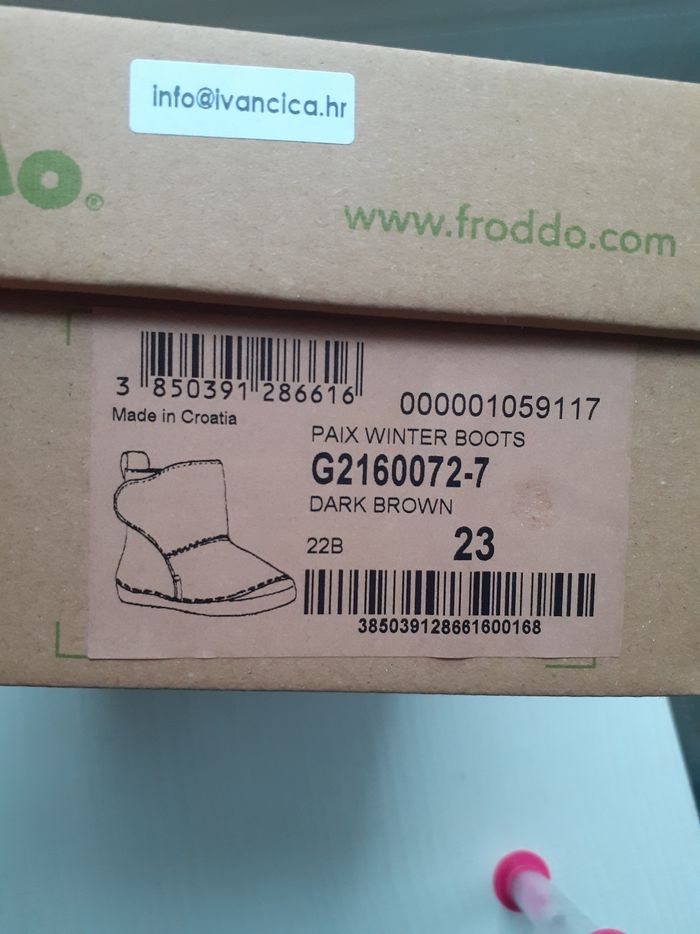 Bottes bottines Froddo marton neuves cuir fourrees mouton 23 - photo numéro 5