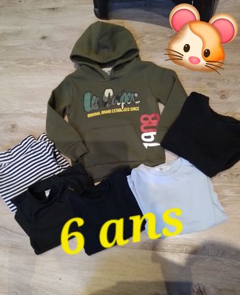 Vêtements garçon 6 ans très bon état 