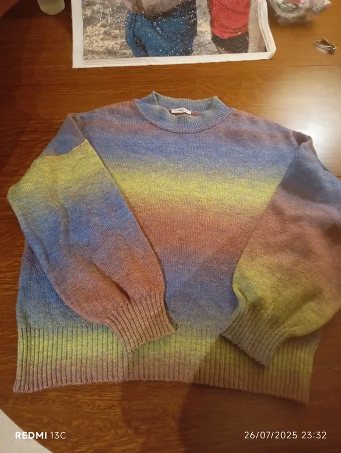 Pull multicolore