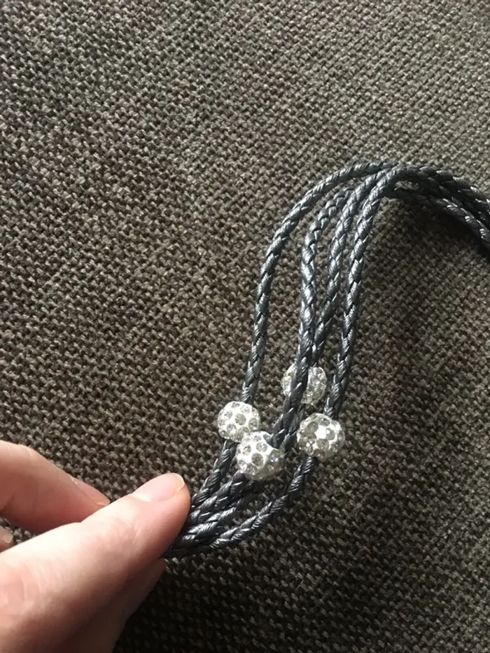 Bracelet style cuir Luxury Crystal - photo numéro 6