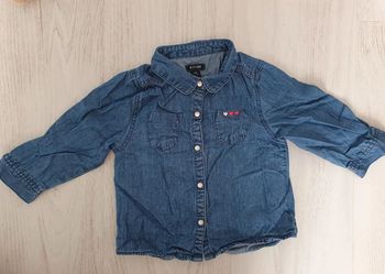 Chemisier denim 12 mois