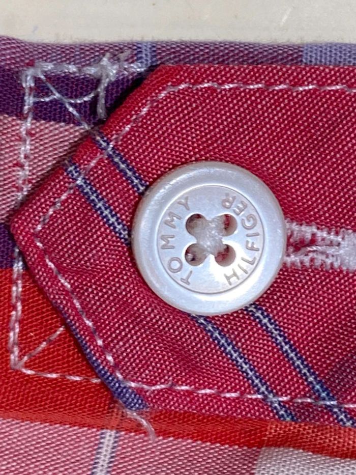 Chemise à carreaux, Tommy, finger taille 38/10 - photo numéro 5