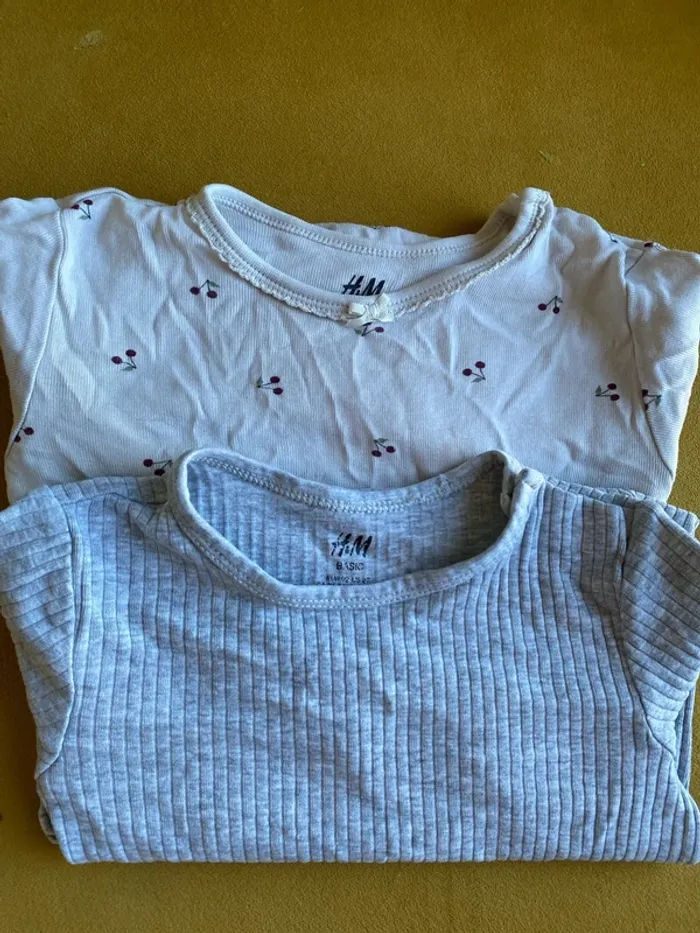 Bodies manche longue taille 1/2 ans h&m - photo numéro 2