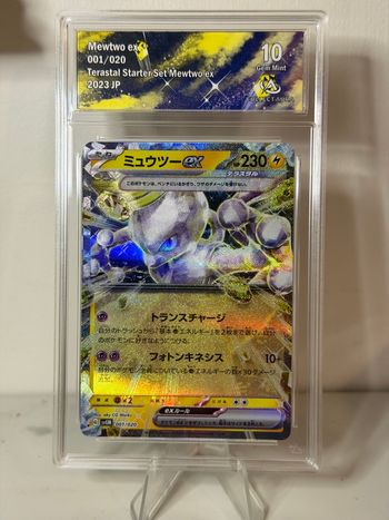 Carte gradée Pokémon MewTwo CA 10 Collect Aura