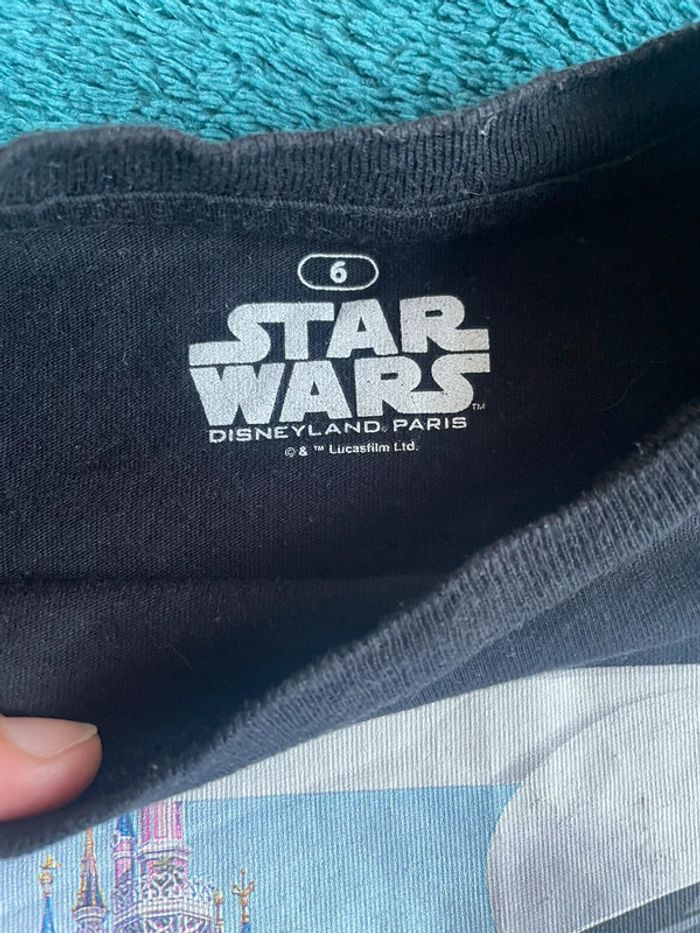 T shirt garçon star wars Disneyland 6 ans - photo numéro 3