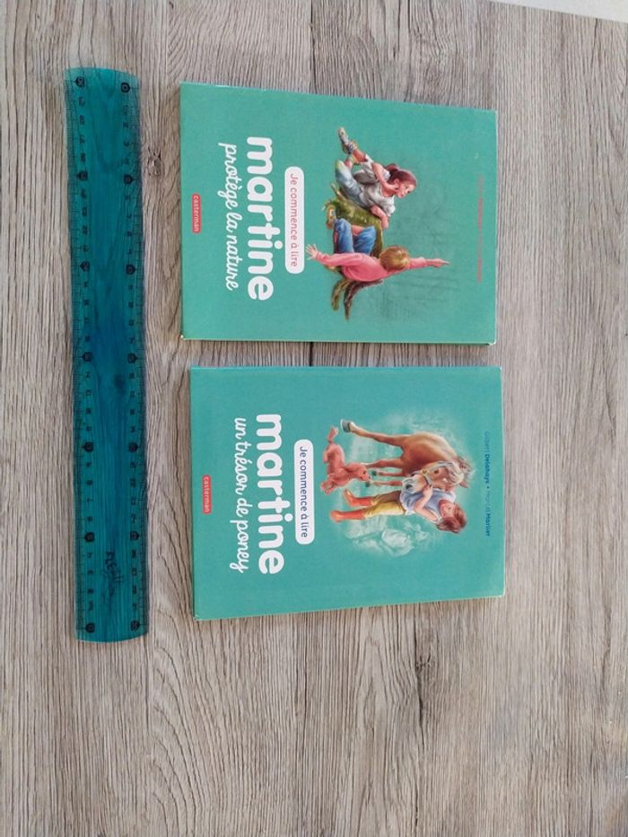 2 petits livres Martine je commence à lire