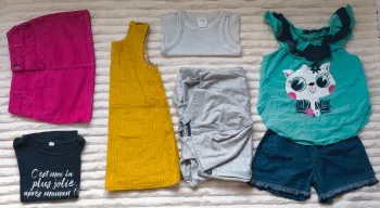 Lot fille 6 ans – Printemps/Été – 6 pièces