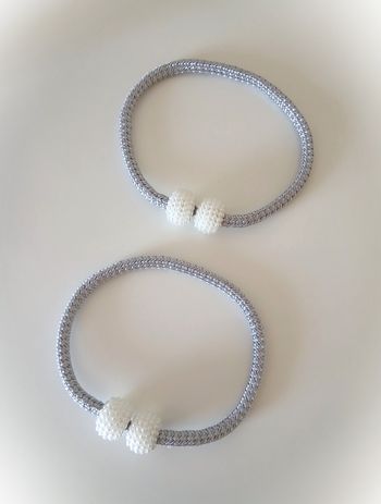 Embrasses à rideaux à boules magnétiques, neuves