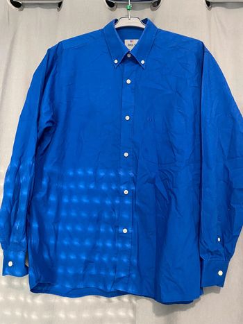 Chemise manches longues bleu