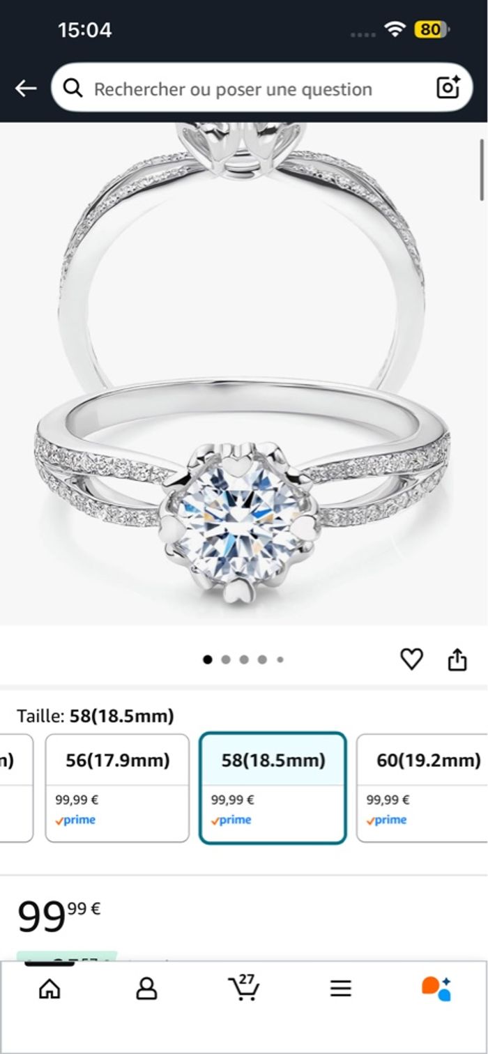 Bague en argent - photo numéro 7