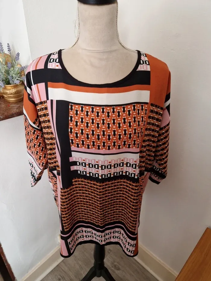 Blouse taille 42 effet maille