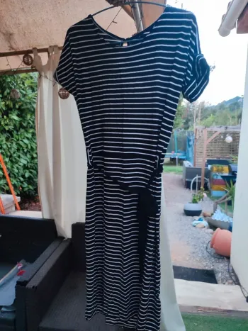 Robe d'été rayée