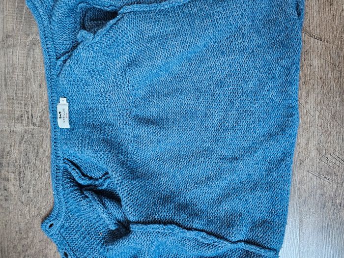 Gilet laine bleu cyrillus 6 ans - photo numéro 14