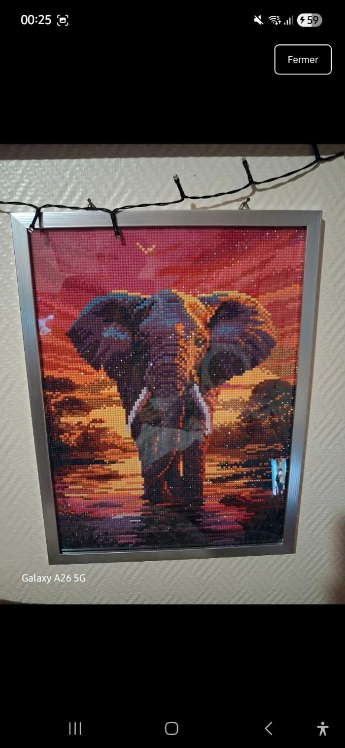 Cadre éléphants - photo numéro 2