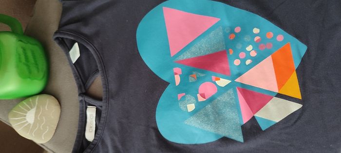 Lot de 2 tee-shirts Okaïdi 8 ans - photo numéro 4