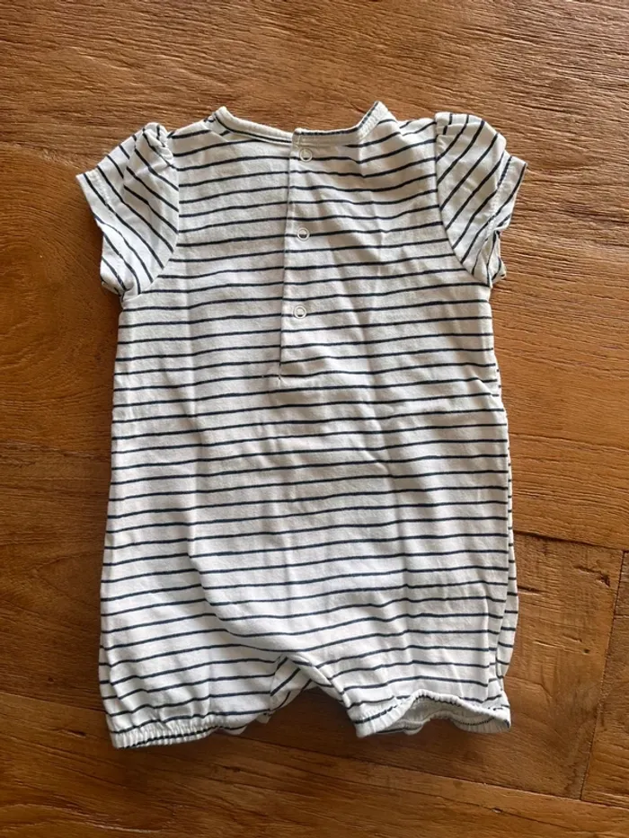 Combinaison short 6 mois Tape à l’œil - photo numéro 4