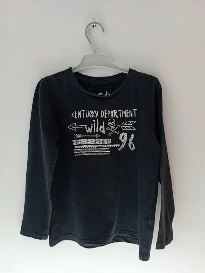 T-shirt noir 5 ans Kids Graffiti