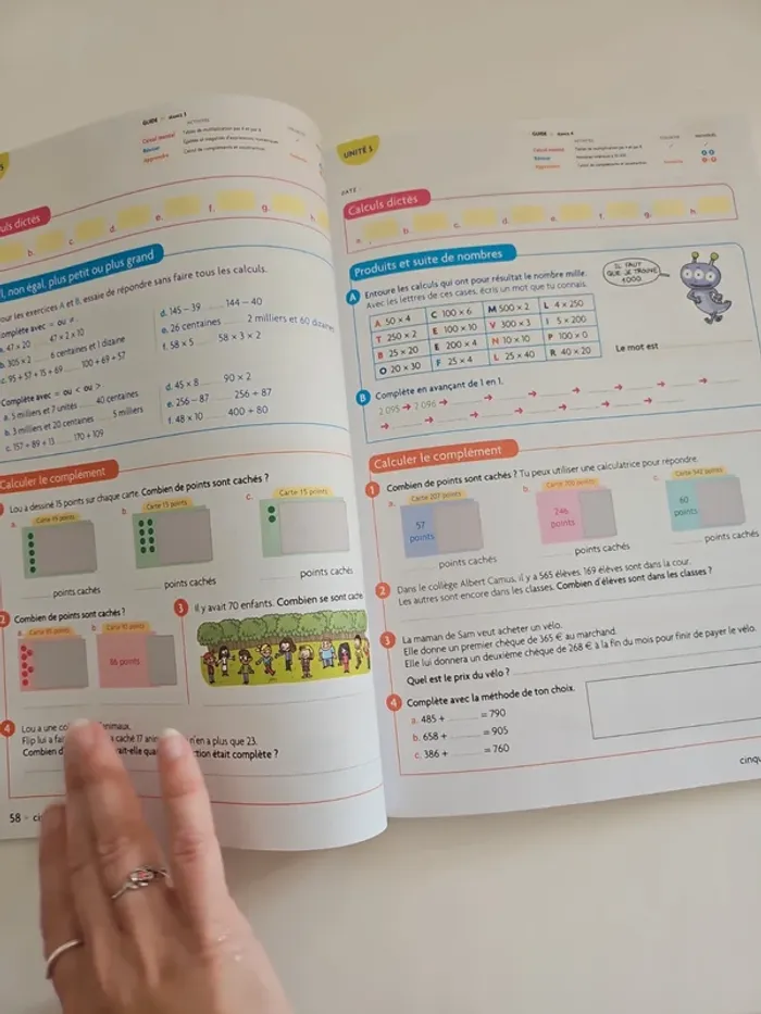 Fichier Cap maths CE2 nombres et calculs - photo numéro 2