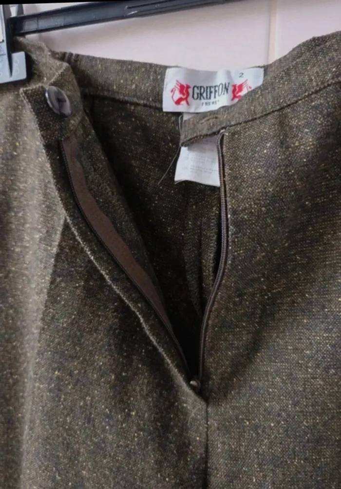 Pantalon Griffon frères vintage 
60% laine, t.44 - photo numéro 5