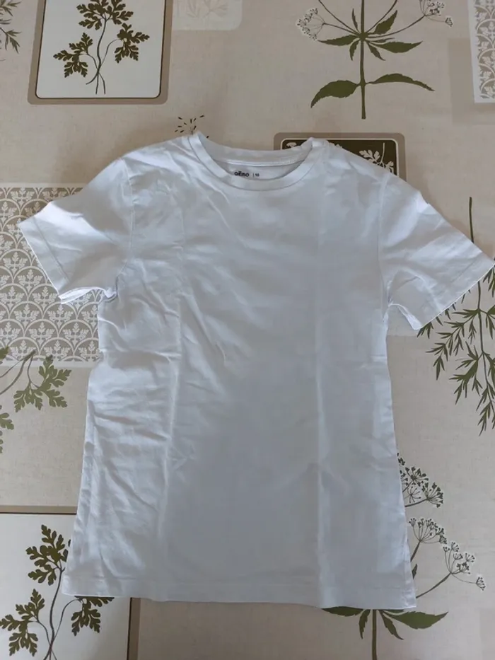 T-shirt uni blanc