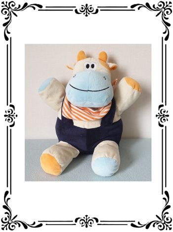 Peluche vache.
