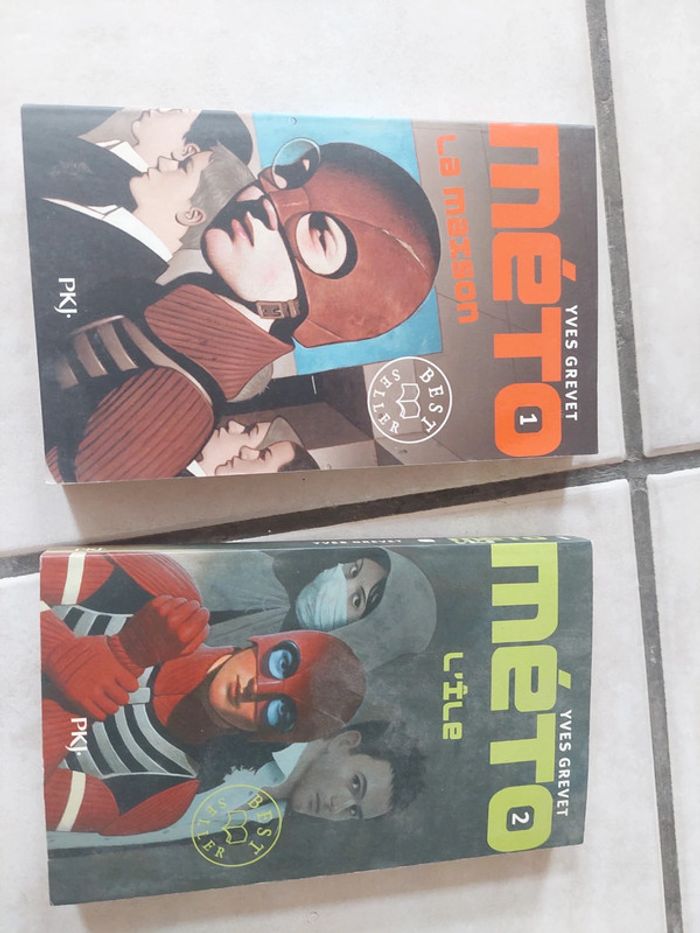 Lot de 2 livres meto de Yves grevet