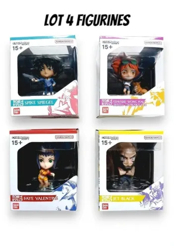 Lot de 4 figurines Chibi-Masters Cowboy Bebop