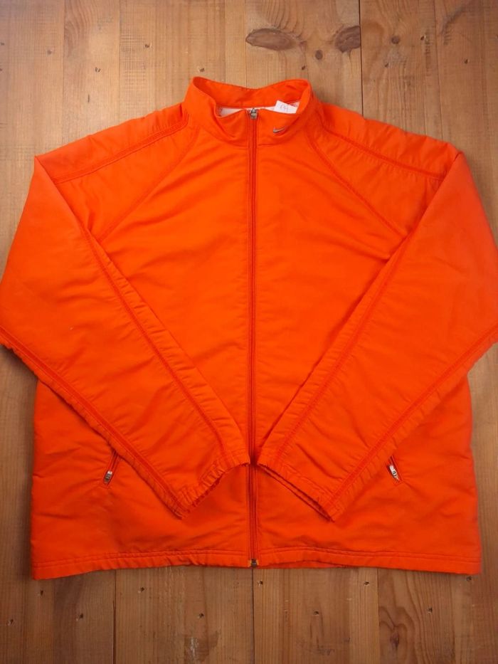 Veste de sport Nike running orange fluo – Homme L - logo brodé (679) - photo numéro 2
