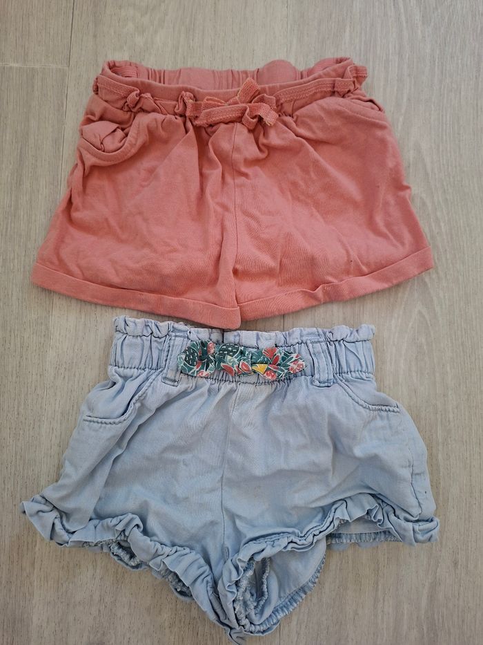 Lot 2 shorts 12 et 18 mois TAO - photo numéro 1