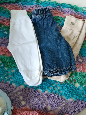 Pantalon bébé garçon, jeans 0/1mois