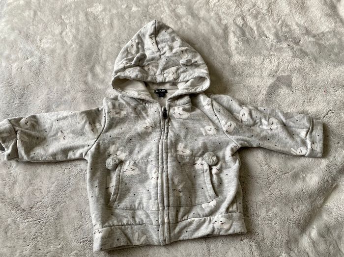 Pull zippé chaud 12mois