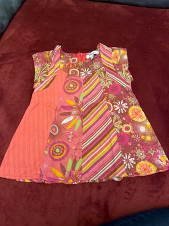 Robe courte rose multiples