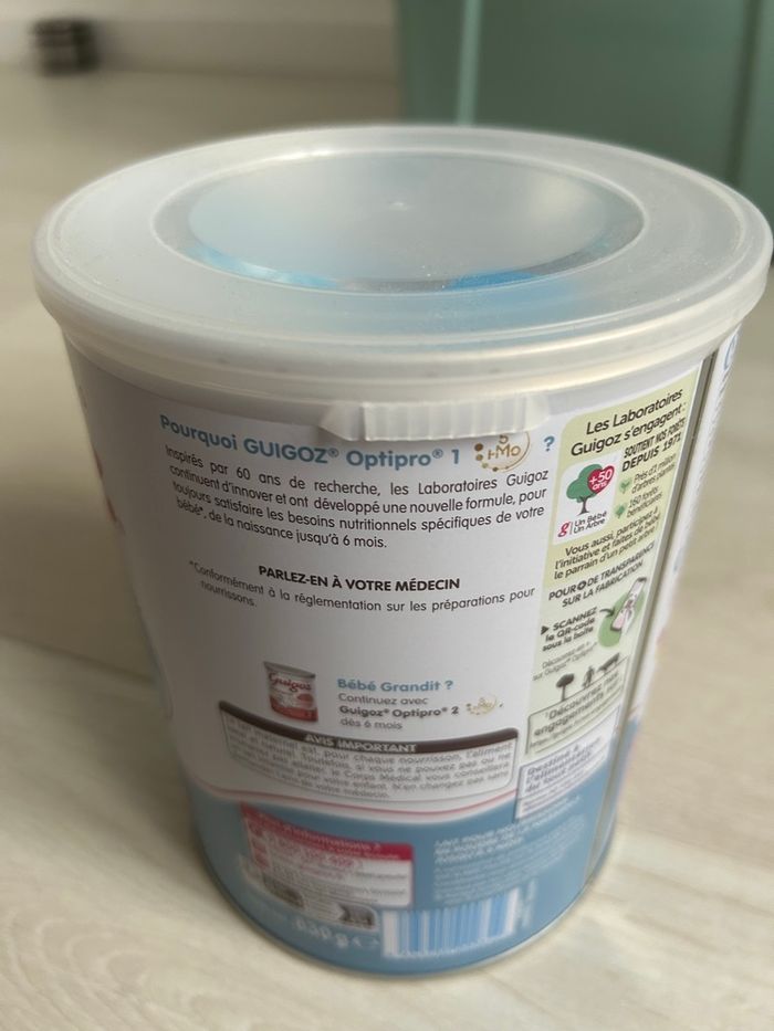 Lait en poudre Guigoz Optipro 1 - photo numéro 2