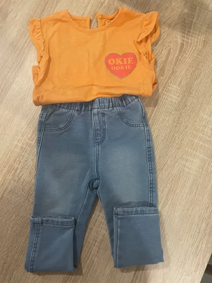 Jean + tee shirt