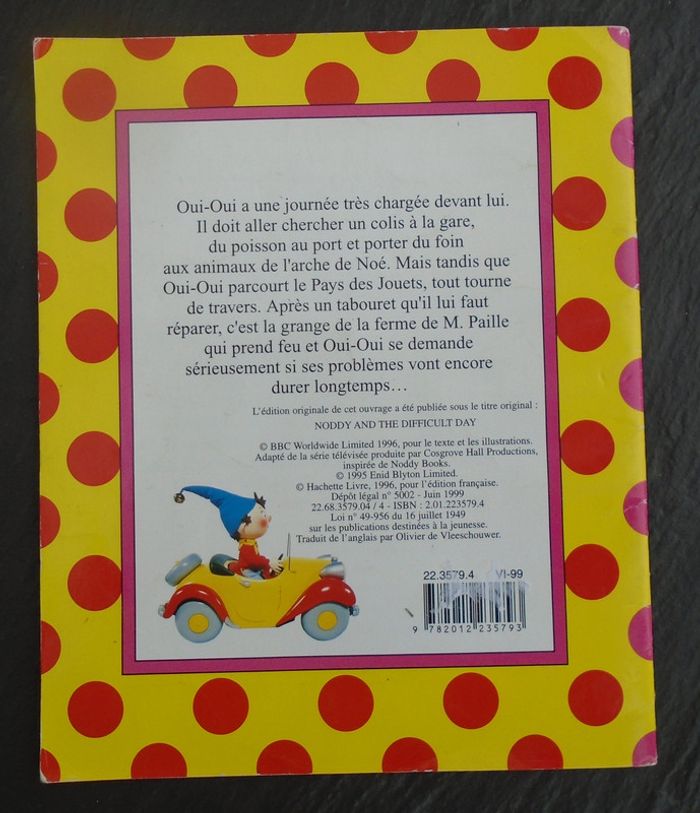 Livre "Rude journée pour Oui-Oui" - photo numéro 3