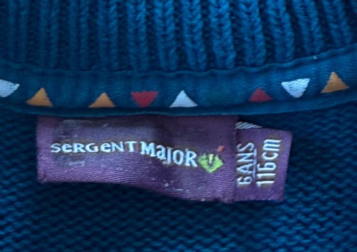 Gilet bleu « Sergent Major » - photo numéro 3