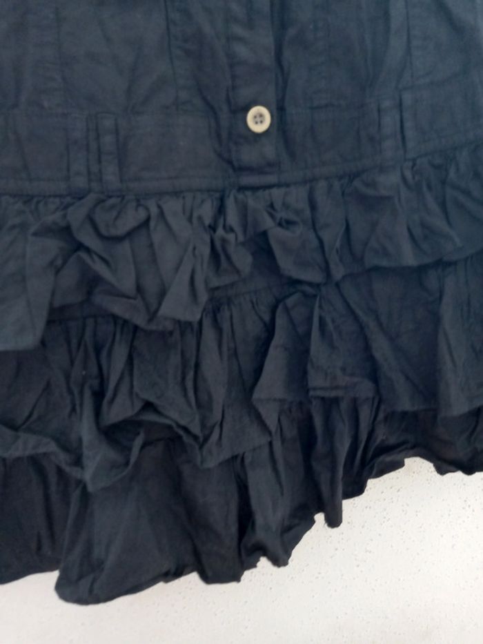 Robe d été noire avec volants Taille : S - photo numéro 3