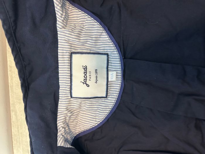 manteau parka fille jacadi taille 10 ans bleu nuit - photo numéro 3