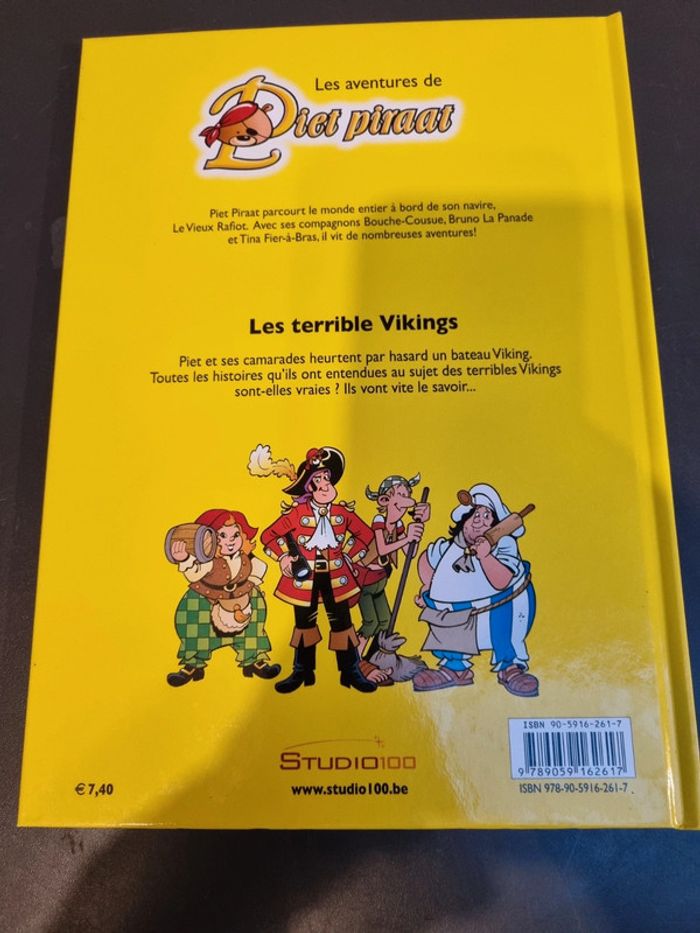 Livre piet pirate les terribles vikings - photo numéro 2